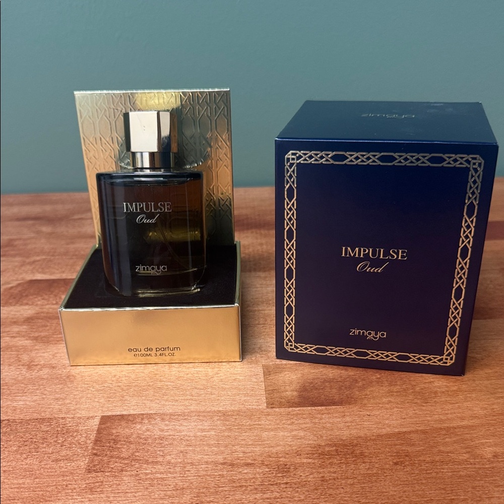 New in box - Zimaya Impulse Oud Eau de Parfum, 3.4oz -unisex scent